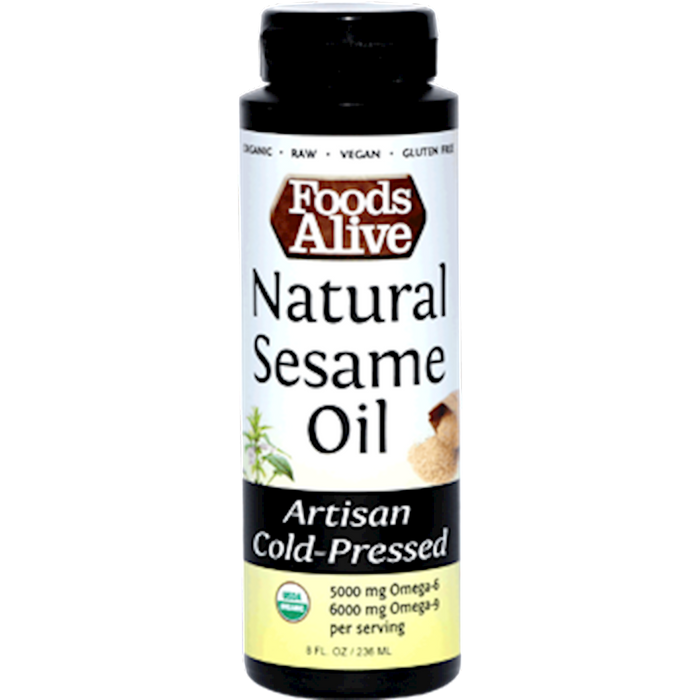 Foods Alive Natural Sesame Oil 8 fl oz