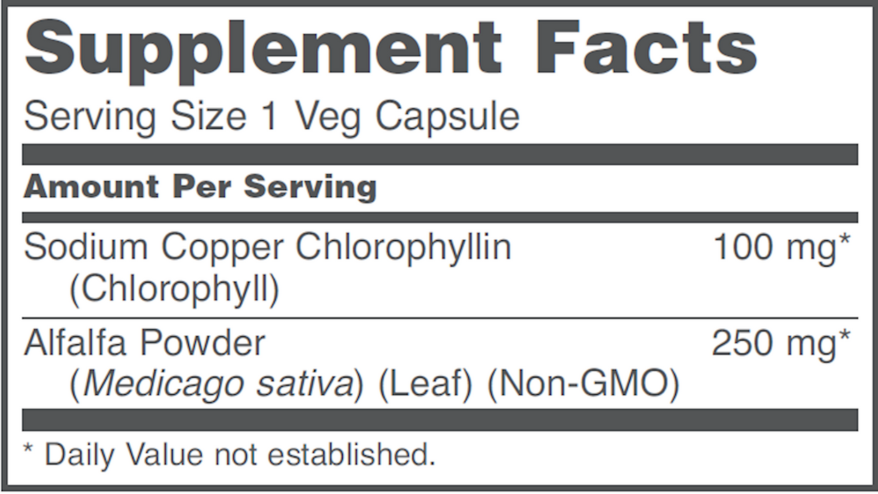 Protocol For Life Balance Chlorophyll 100 mg 90 caps