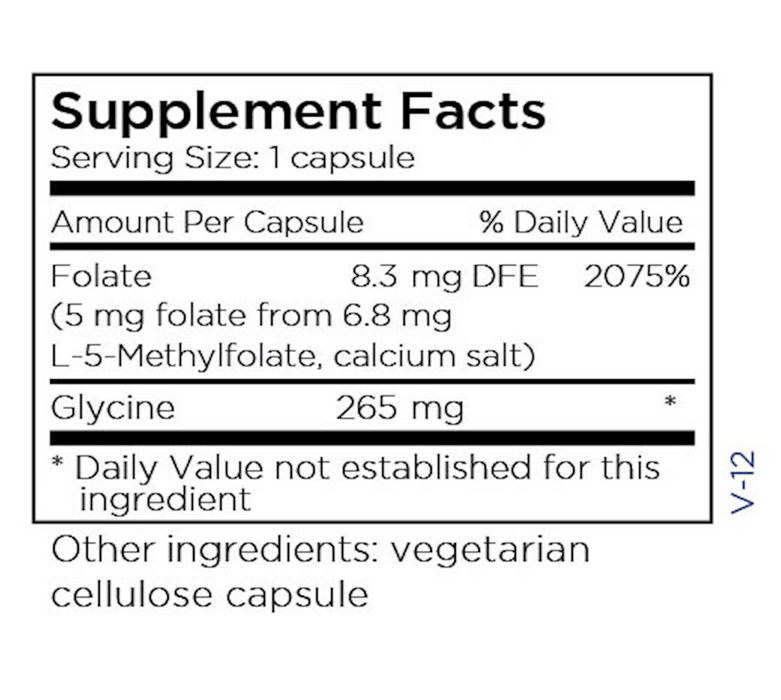 Metabolic Maintenance L-Methylfolate 5 mg 90 caps