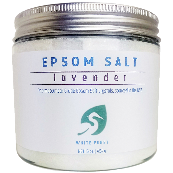 White Egret Epsom Salt Lavender Pharm 16 oz