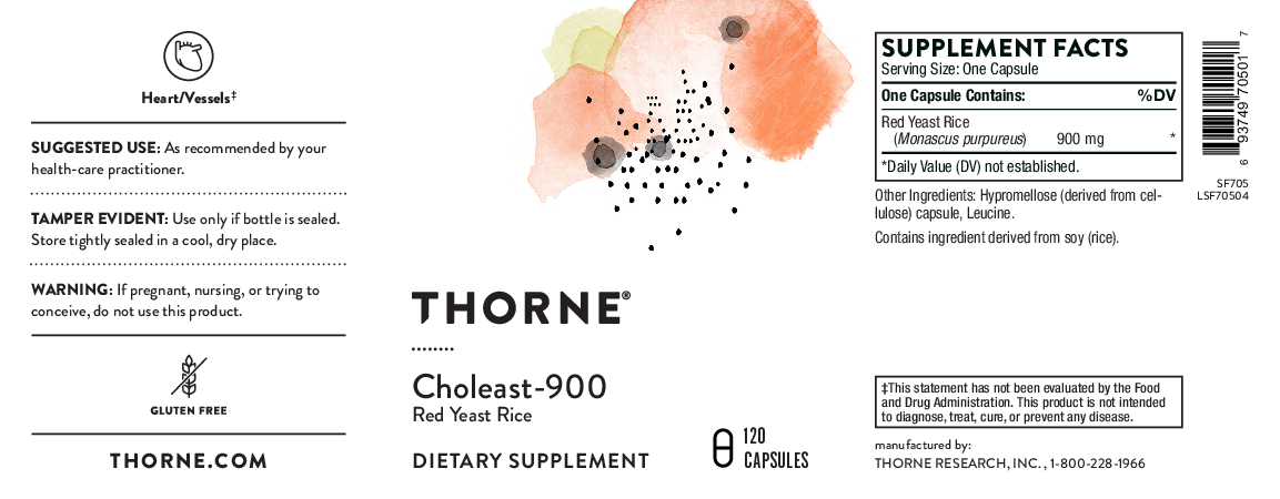 Thorne Choleast 900 120 caps