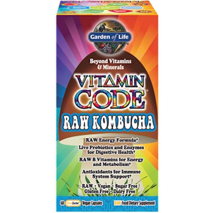 Garden of Life Vitamin Code Raw Kombucha 60 vegcaps