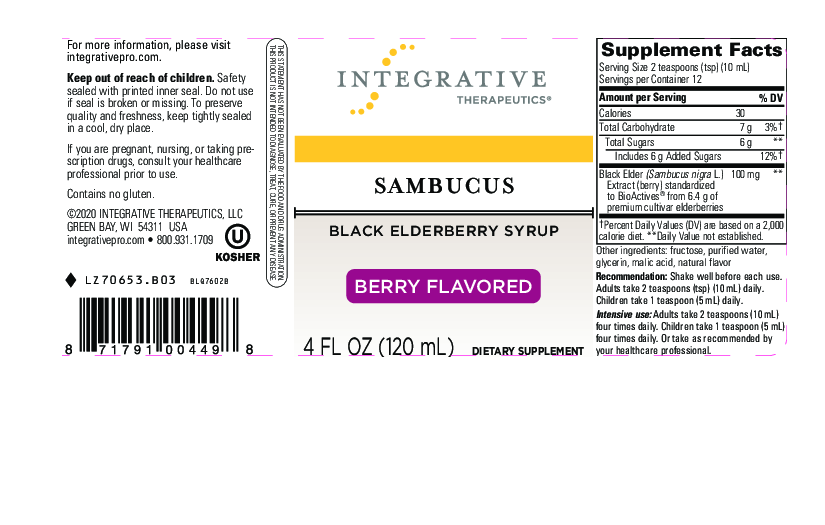Integrative Therapeutics Сироп черной бузины Sambucus