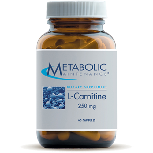 Metabolic Maintenance Acetyl L Carnitine 250 mg 60 caps