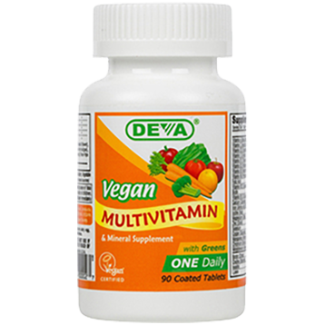 Deva Nutrition LLC Vegan 1-a-Day Multivitamin 90 tabs