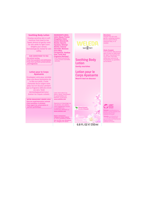 Успокаивающий лосьон для тела с миндалем Weleda Body Care 6,8 жидких унций
