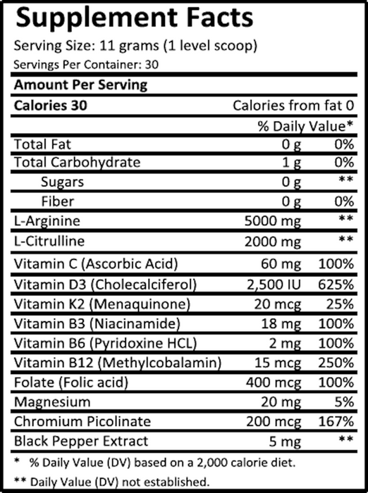 Fenix Nutrition L-Arginine Comp Peach Lemonade 30 srvng
