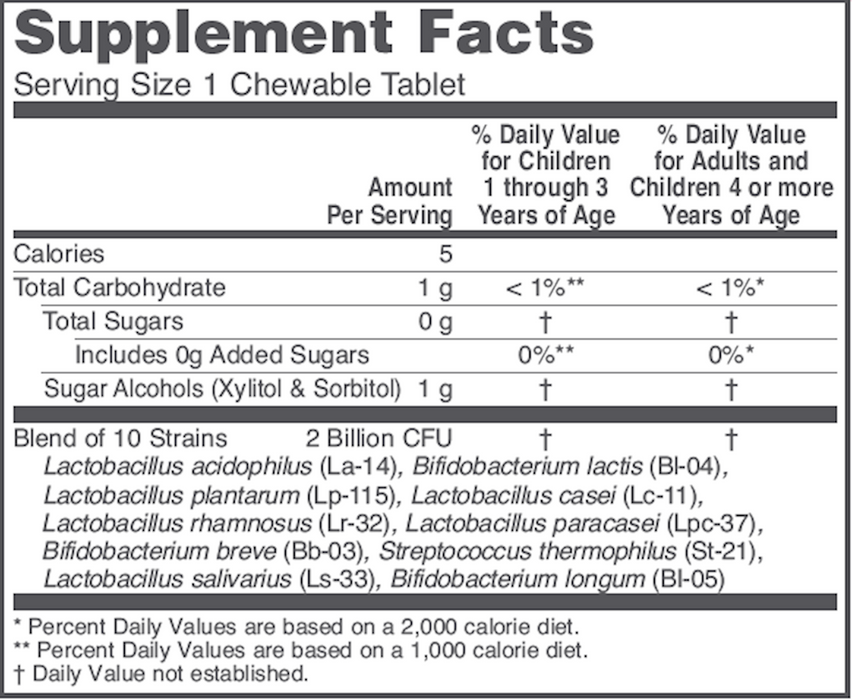 Protocol For Life Balance Chewable Probiotic-4 90 chews