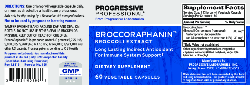 Progressive Labs BroccoRaphanin  60 vegcaps