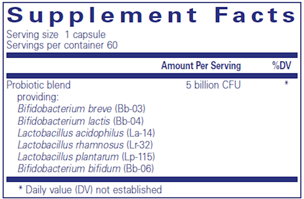 Pure Encapsulations Pure-Probiotic (allergen-free) 60 vcaps