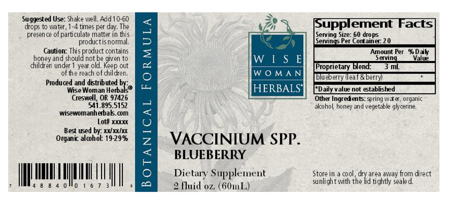 Wise Woman Herbals Vaccinium/blueberry