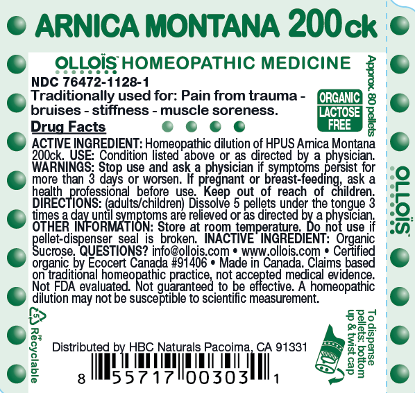 Ollois Arnica Montana Organic 200ck 80 plts