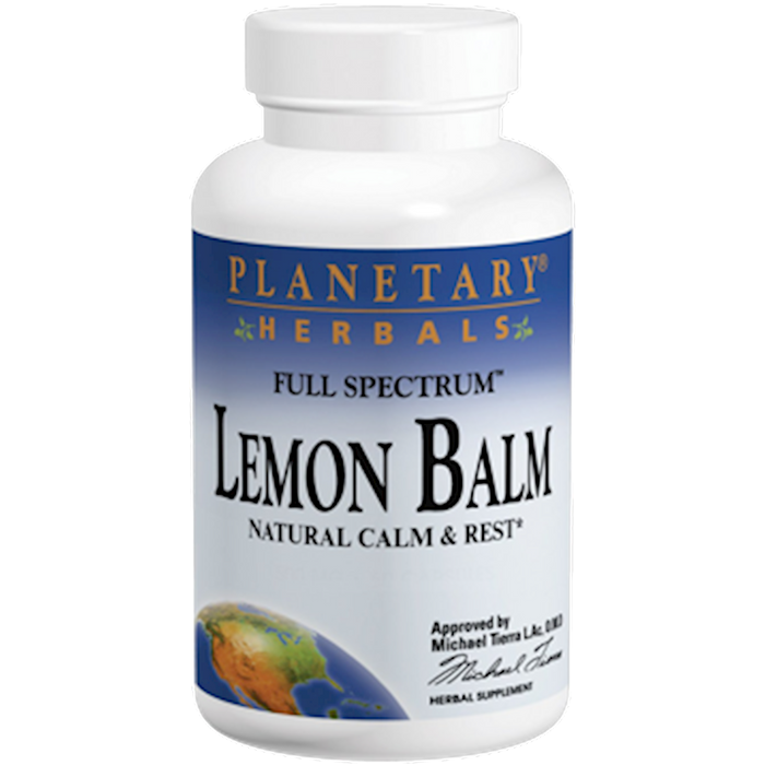 Planetary Herbals Lemon Balm 500mg 120 caps