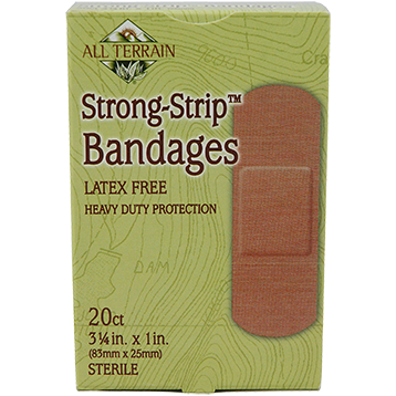 All Terrain Strong Strip Bandages 1" x 3.25" 20 pc