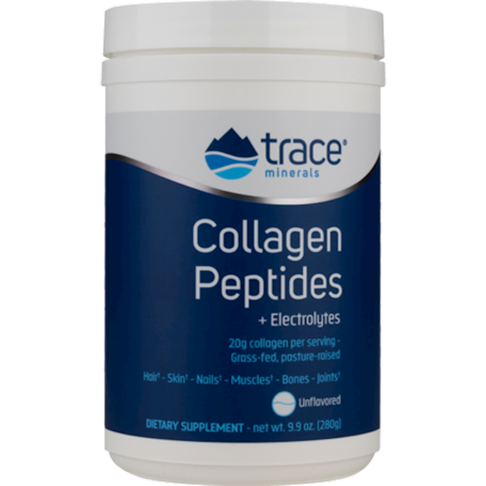 Trace Minerals Research Collagen Peptides Powder Unflav