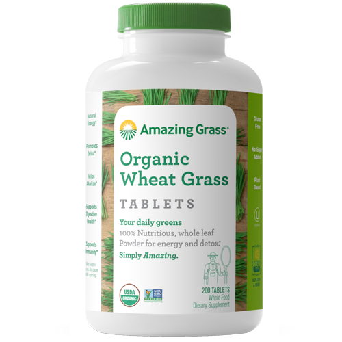 Amazing Grass Organic Wheat Grass  200 tabs
