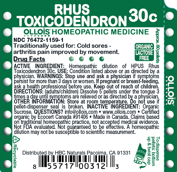 Ollois Rhus Toxicodendron Organic 30c 80 таблеток