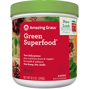 Amazing Grass Berry GreenSuperFood Powder