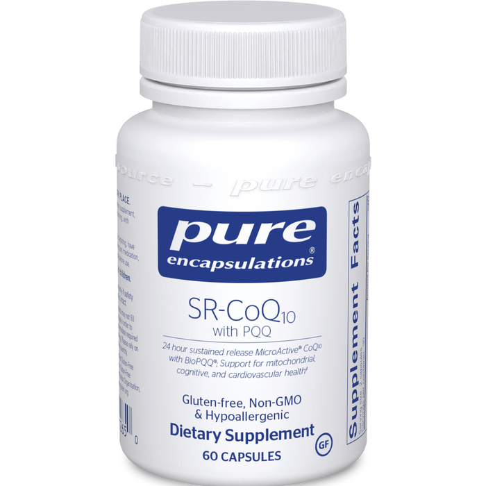 Pure Encapsulations SR-CoQ10 with PQQ 60 vegcaps