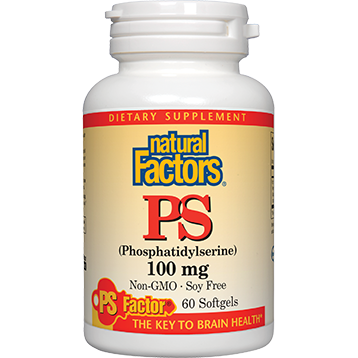 Natural Factors PS (phosphatidylserine) 100 mg 60 gels