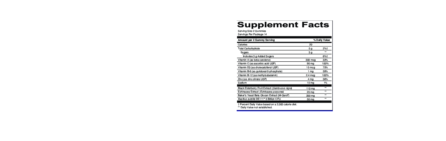 SmartyPants Vitamins Adult Daytime Immunity 28 gummies