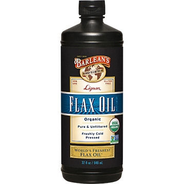 Barlean's Organic Oils Highest Lignan Flax Oil Organic 32 oz