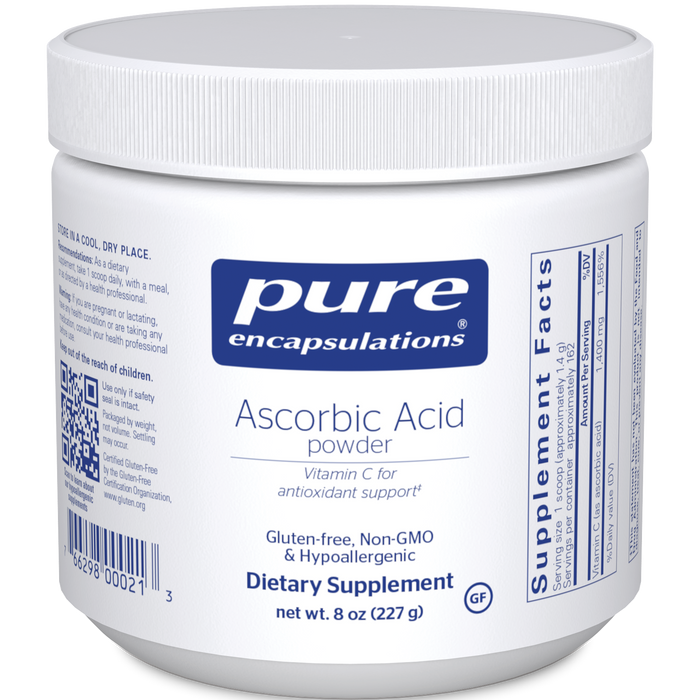 Pure Encapsulations Reines Ascorbinsäurepulver 227 g