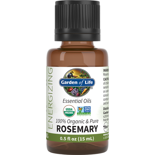 Garden of Life Rosemary Essential Oil Organic .5 fl oz