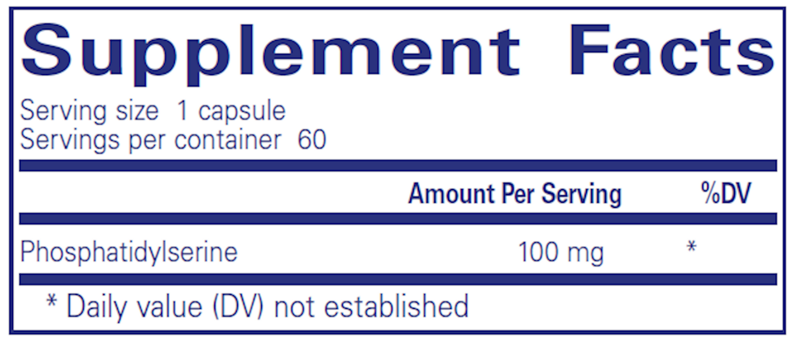 Pure Encapsulations PS 100  100 mg