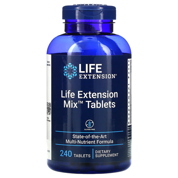 Life Extension Mix 240 Tablets - High-potency Vitamin, Mineral, Fruit And Vegetable Supplement