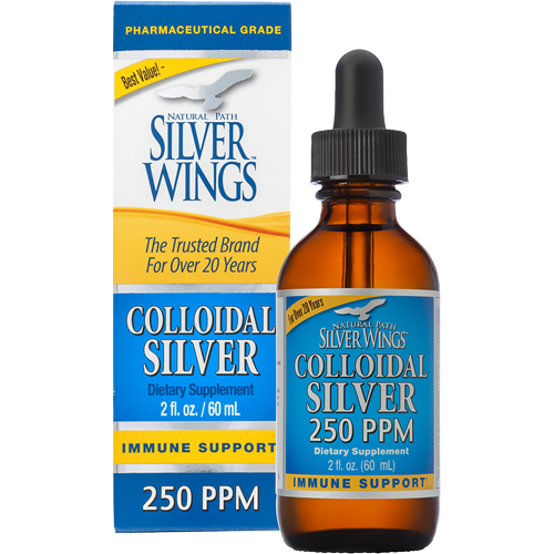Natural Path Silver Wings Colloidal Silver 250PPM Dropper