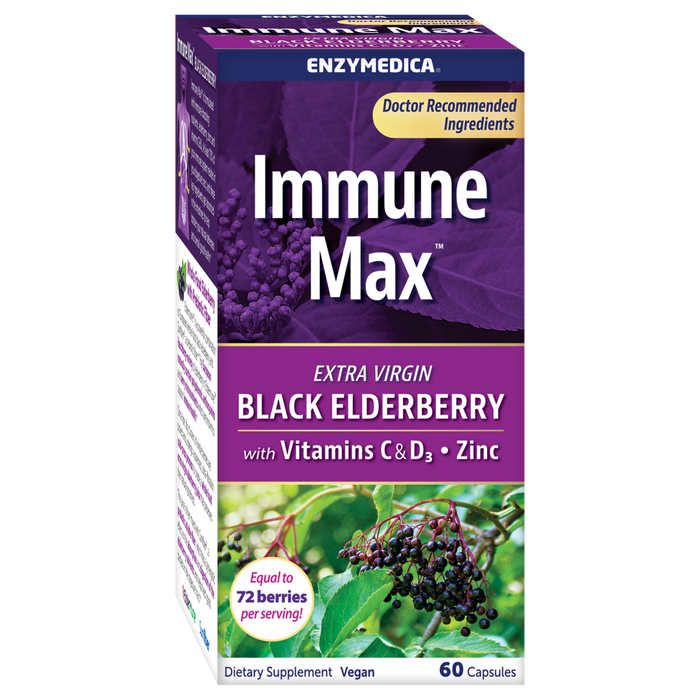 Enzymedica Immune Max Black Elderberry 60 caps