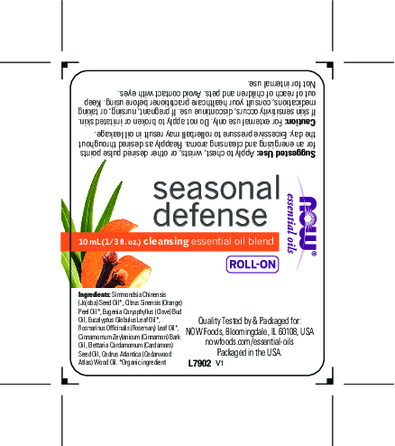 NOW Seasonal Defense Roller 10 ml