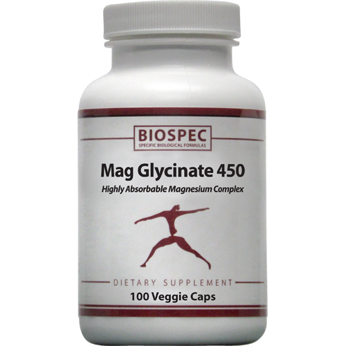 Biospec Nutritionals Mag Glycinate 450 100 caps