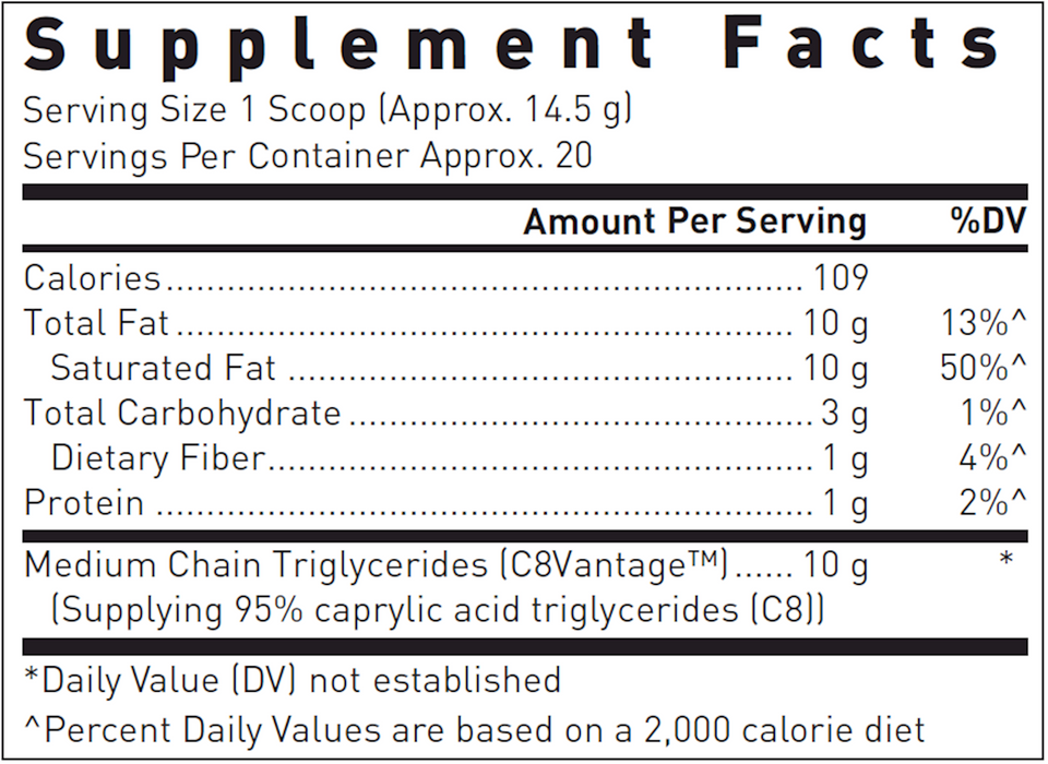 Douglas Laboratories® C8 Max MCT Powder 20 servings