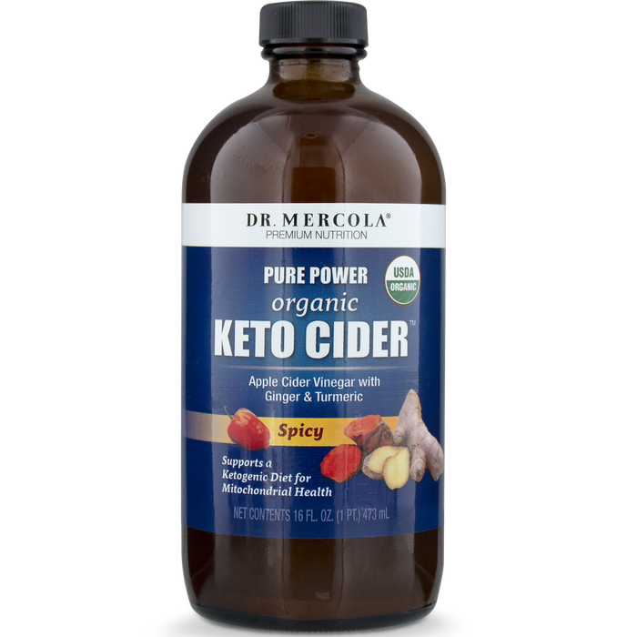 Dr. Mercola Keto Cider Органический пряный 16 жидких унций