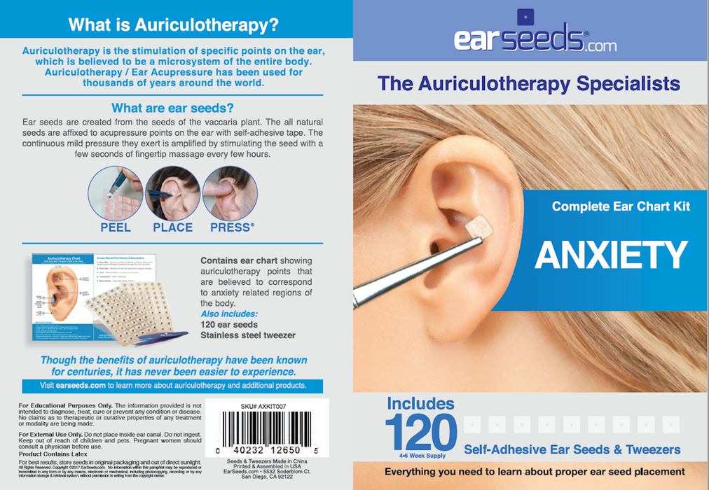 EarSeeds Anxiety Ear Seed 1 Kit