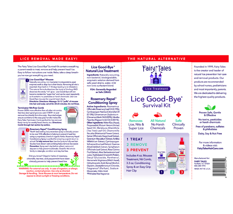 Fairy Tales Lice Good-Bye Survival Kit