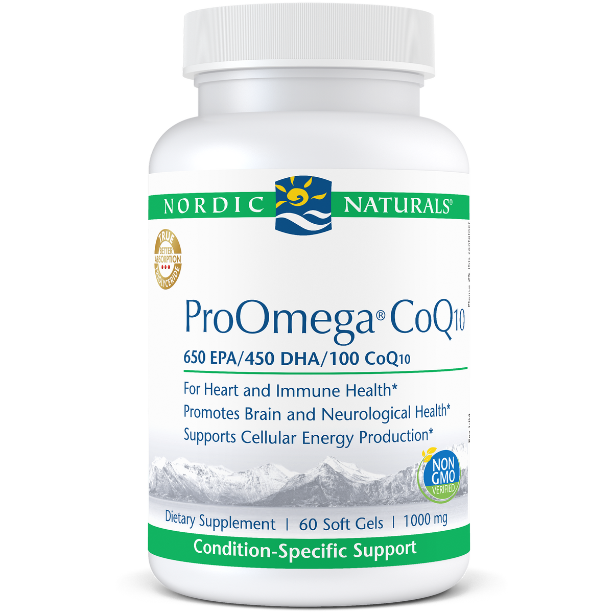 Nordic Naturals ProOmega CoQ10 Hebron Nutrition