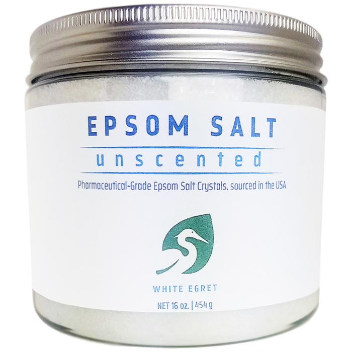 White Egret Epsom Salt Pharm Grade 16 oz