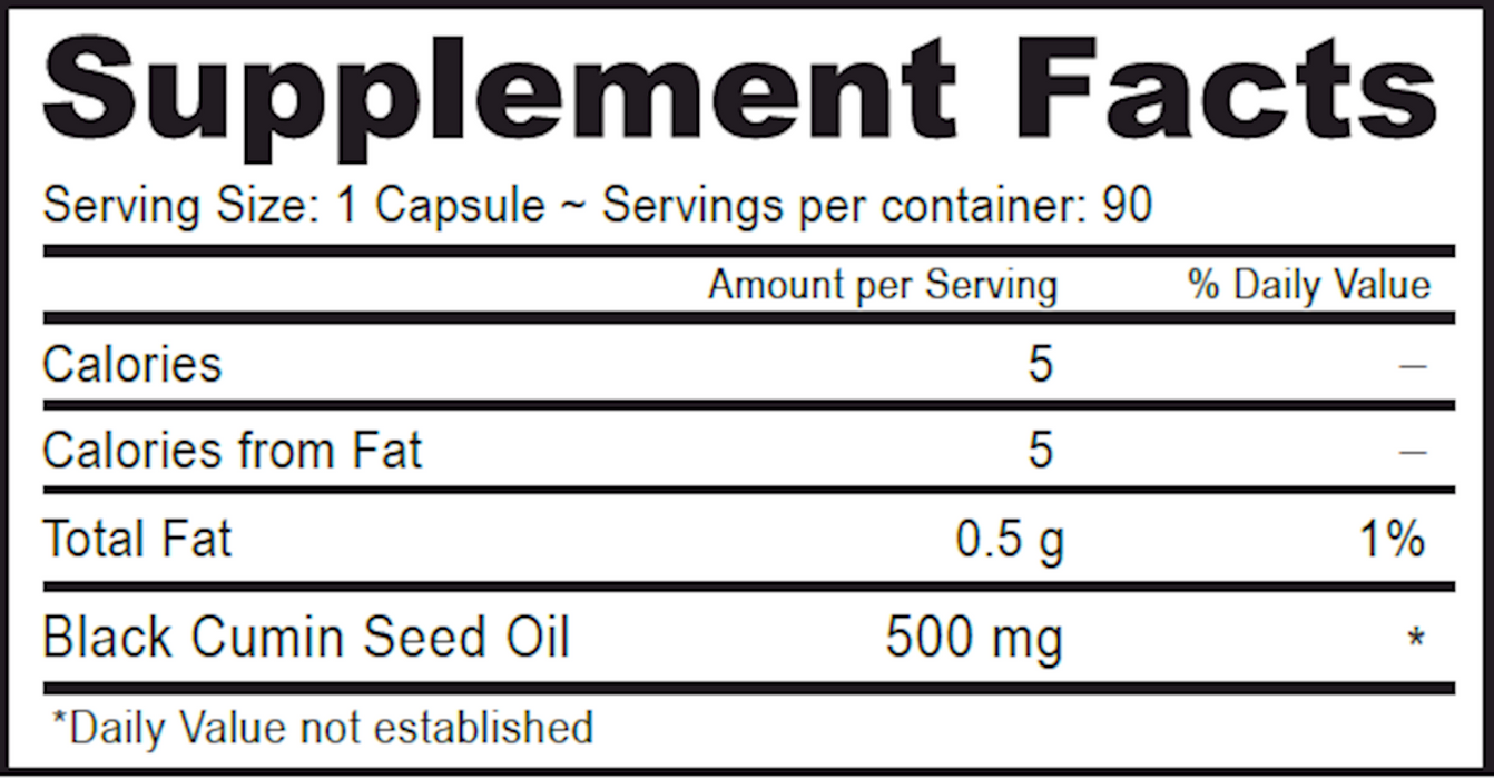Deva Nutrition LLC Vegan Black Cumin Seed Oil 90 vegcaps
