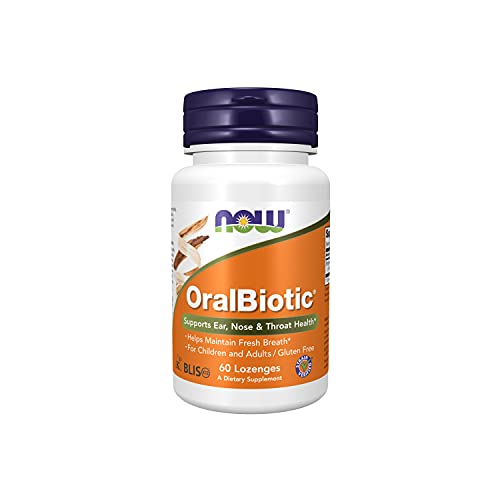 NOW Supplements-OralBiotic 60 Lozenges