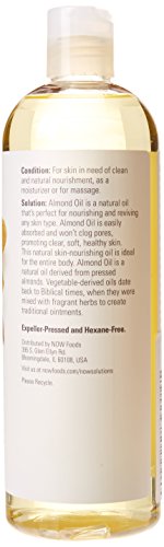 Now Foods Almond Oil, 16 Fl Oz (Pack of 3)