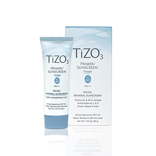 TiZO3 Facial Primer/Sunscreen Tinted SPF 40 1.75 oz