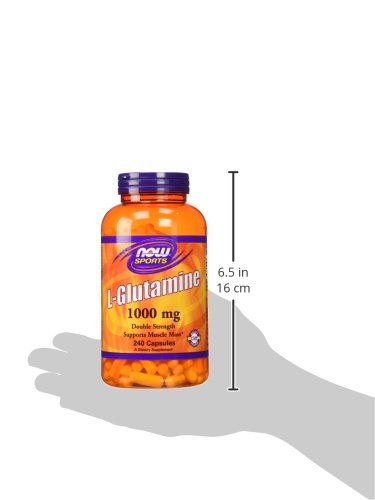 Now Foods L-Glutamin 1000 mg – 240 Kapseln