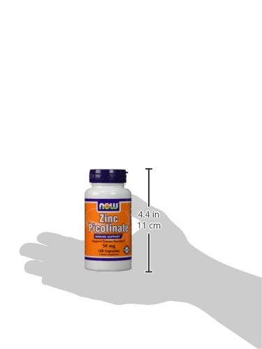 NOW Foods Zinkpicolinat 50 mg, 120 Kapseln (2er-Pack)