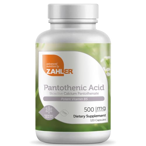 Zahlers Pantothenic Acid - 120 Capsules