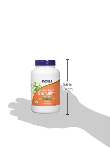 Now Foods Organic Spirulina Tablets, 500