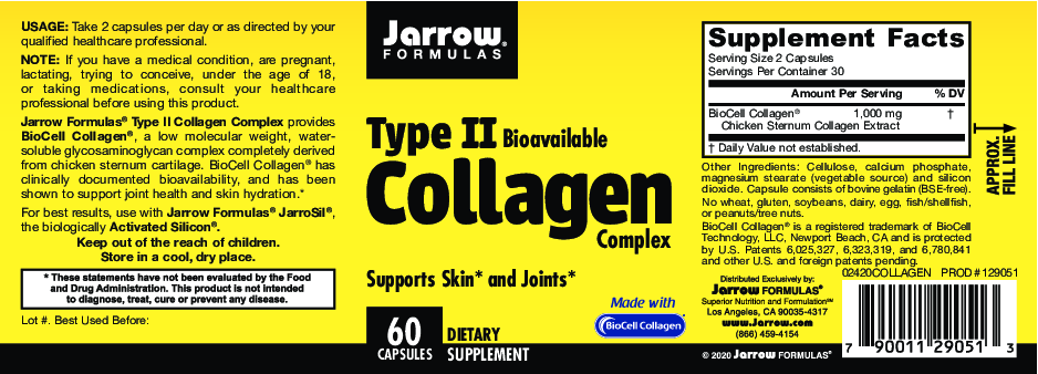 Jarrow Formulas Type 2 Collagen 60 caps