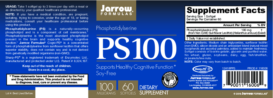 Jarrow Formulas PS 100 mg